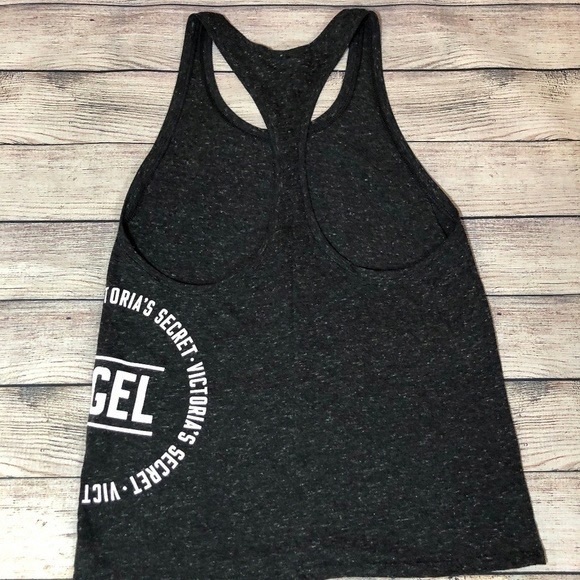 Victoria's Secret Black Racerback Logo Tank - Picture 3 of 6